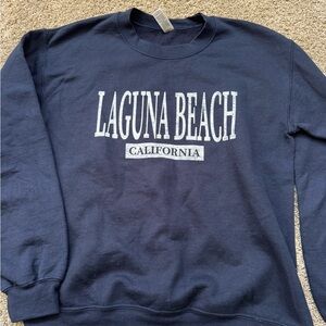 Laguna Beach California Navy Sweatshirt